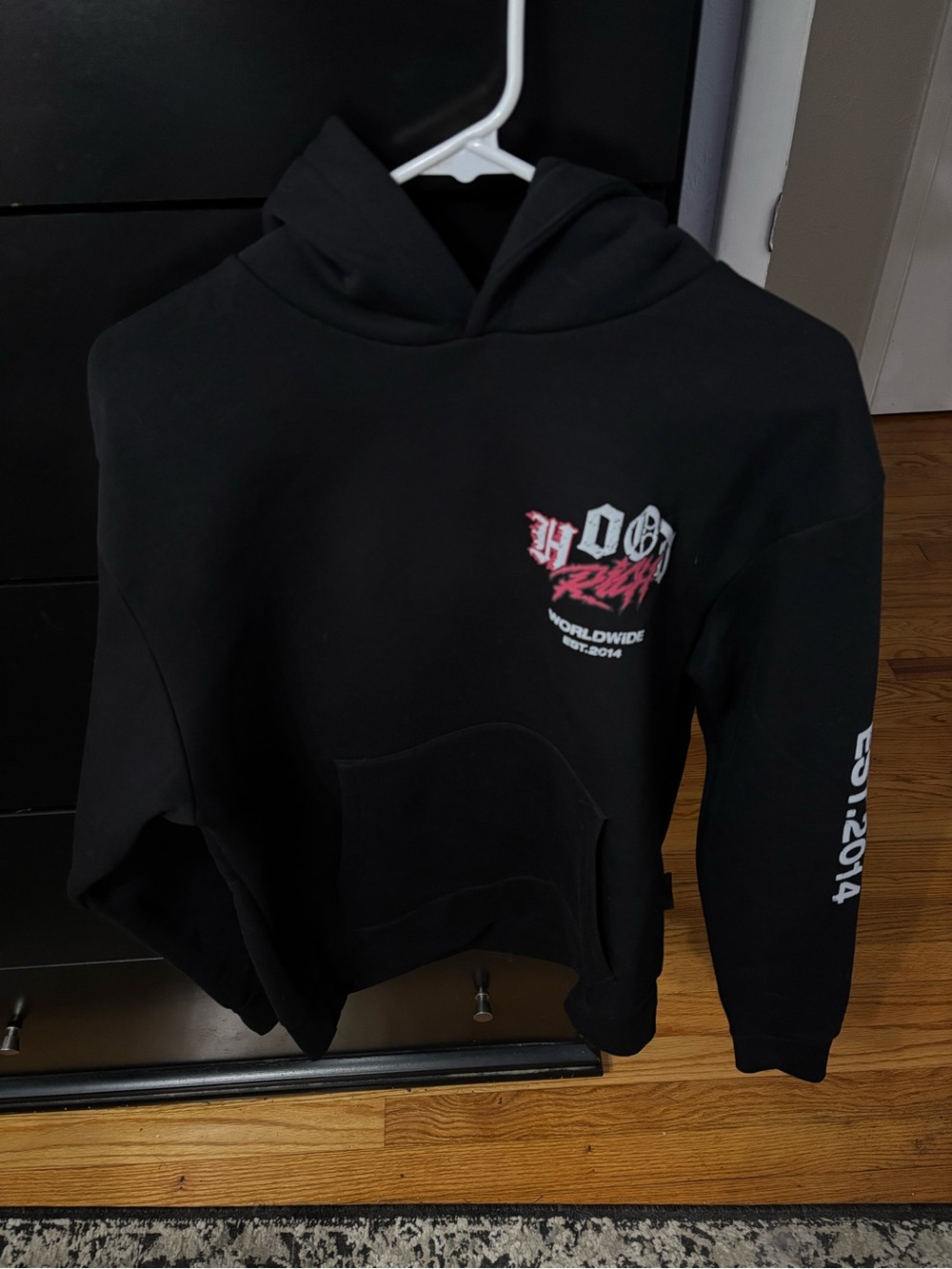 Black Graphic Pullover
